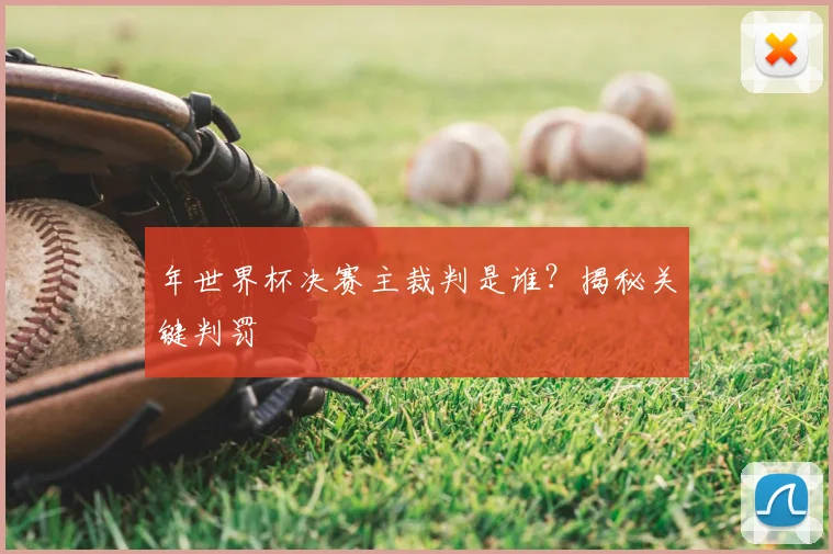 年世界杯决赛主裁判是谁？揭秘关键判罚